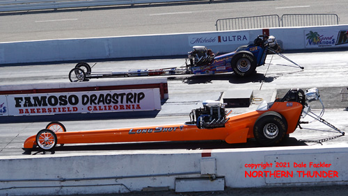  - 7.0 PRO - #618 - 'Long Shot' (near lane) vs 
Mike Cross - 7.0 PRO - #797 - 'Flashback' (far lane)